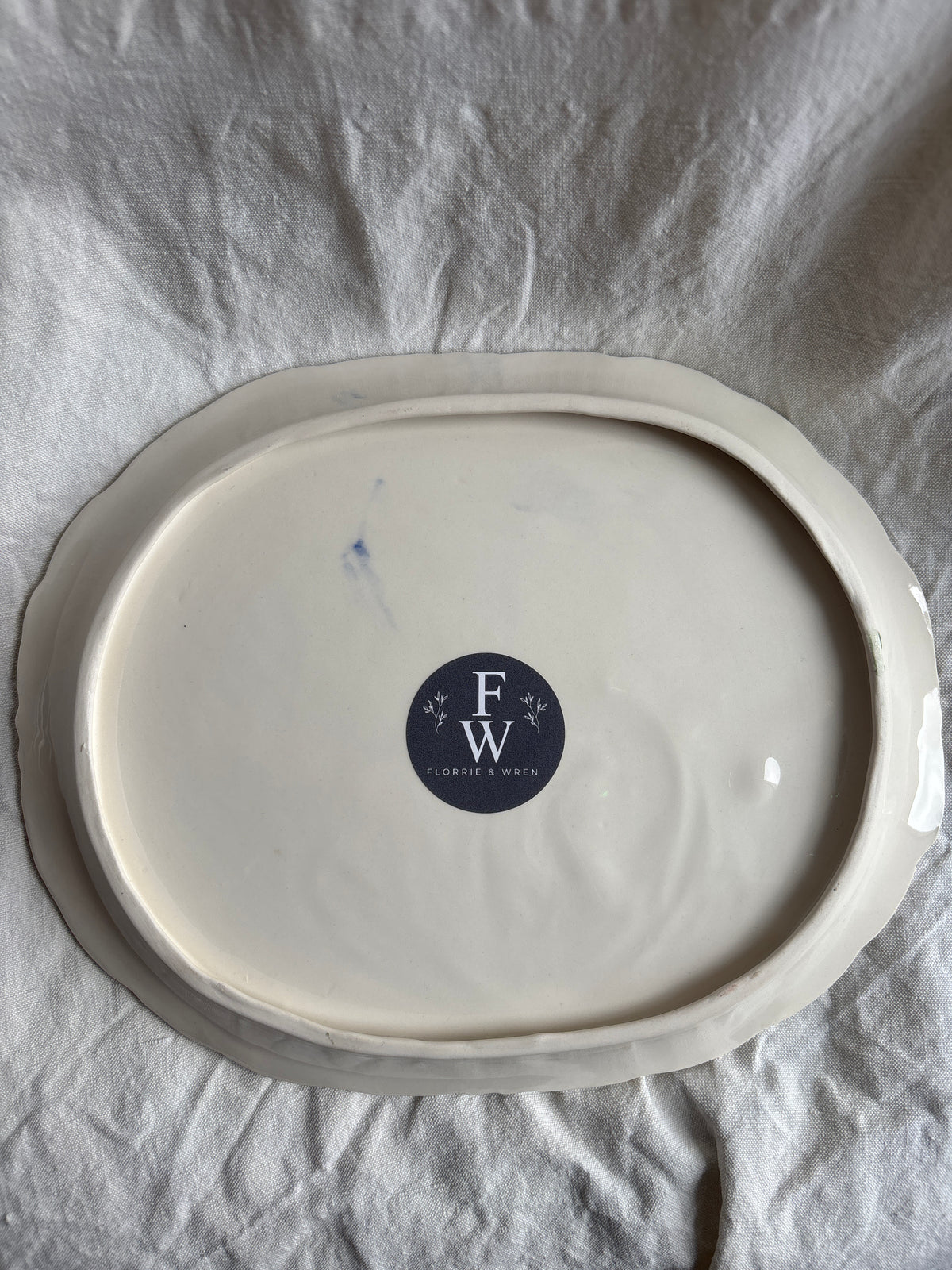 Florrie & Wren - Painted Ceramic Oval Dish