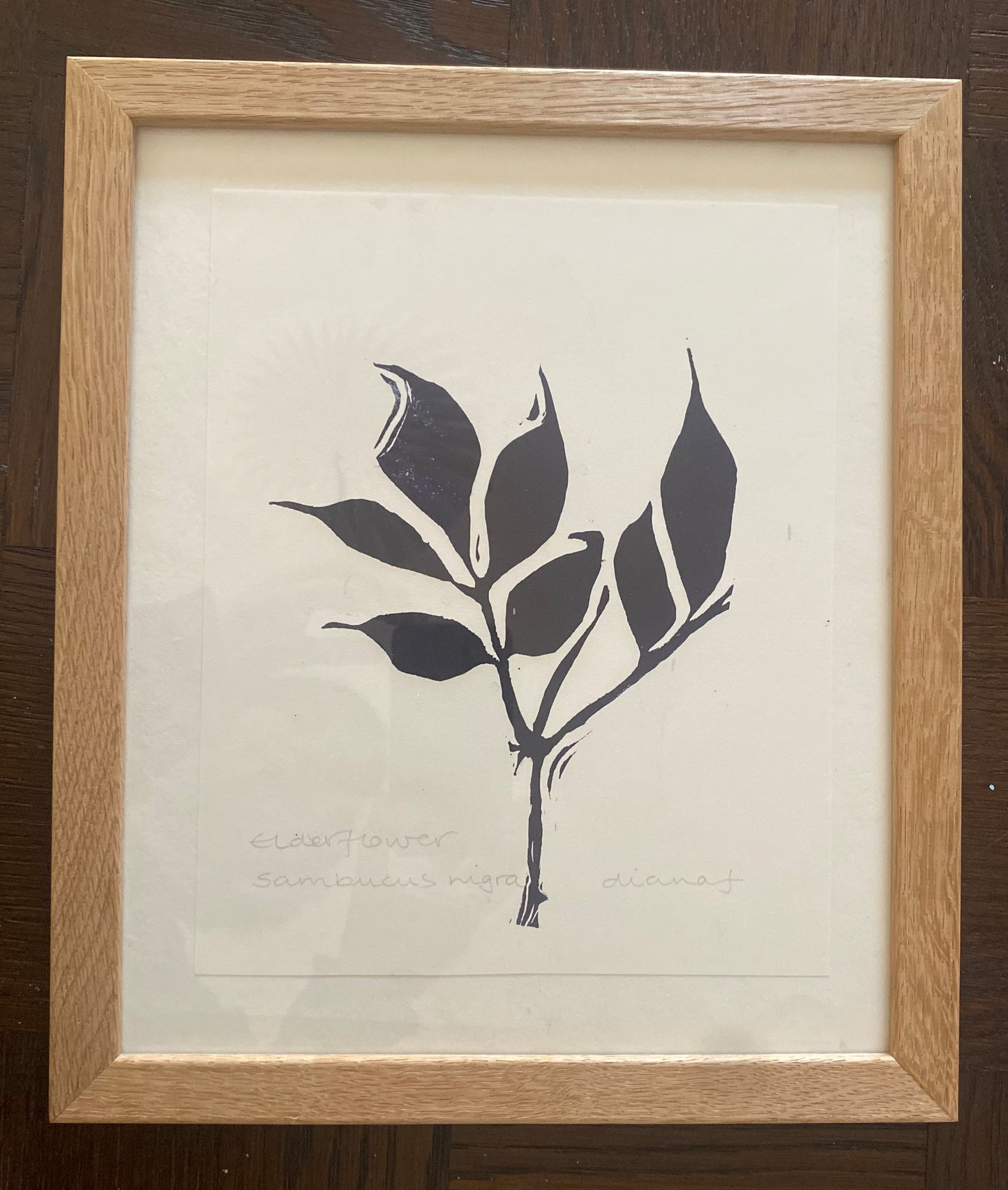 Diana Fitzpatrick - Original Artwork - Framed Lino print