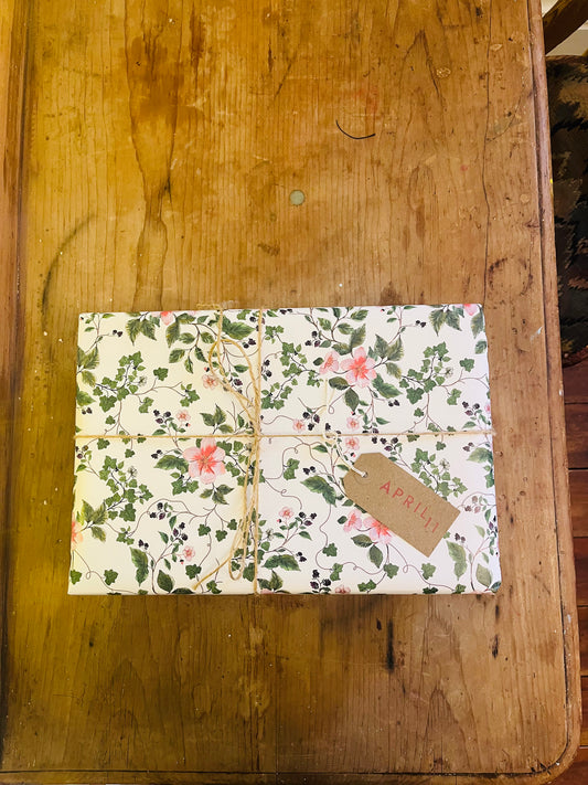 April 11 - Wrapping Paper Vines & Blackberries