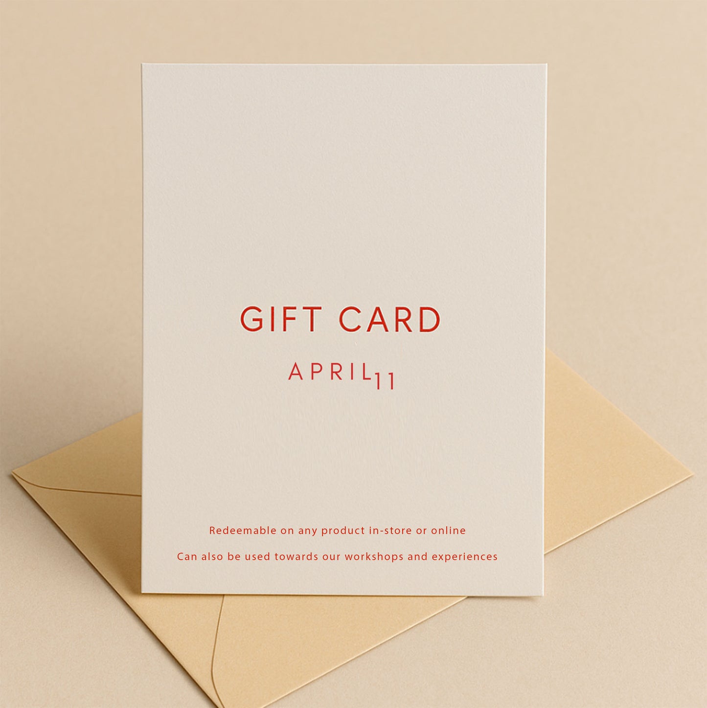 April 11 - Gift Card