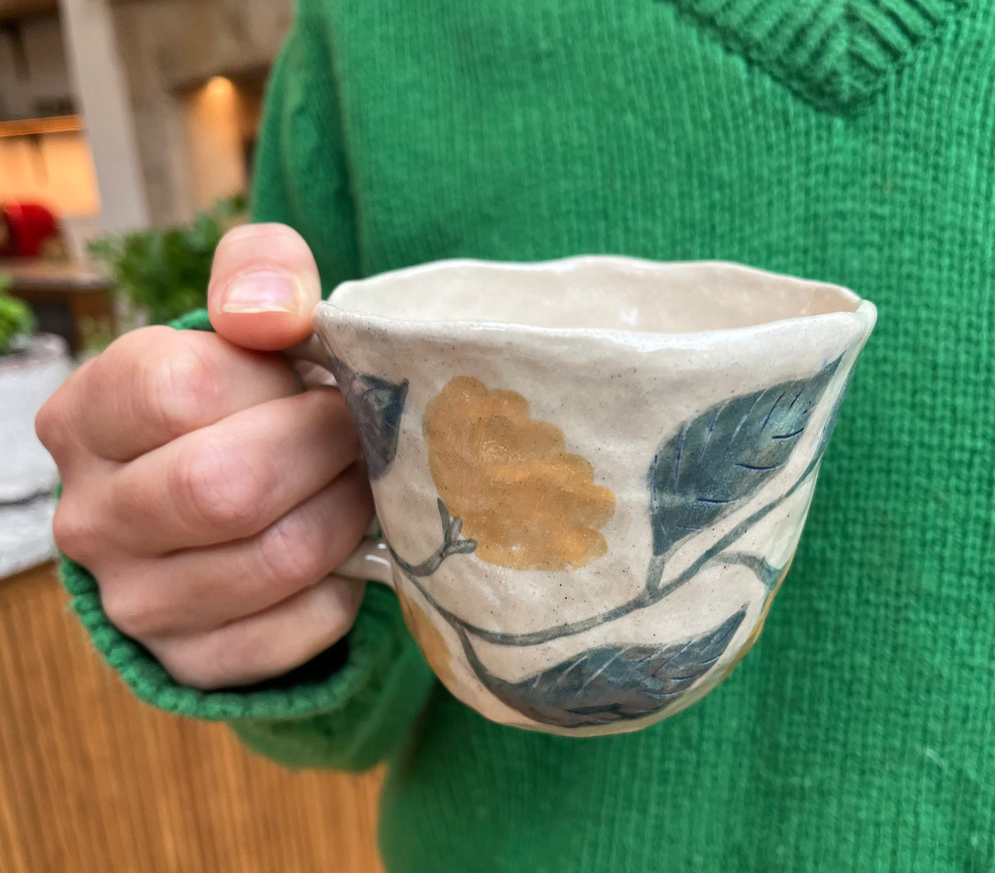 Louise Hick - Large Hand Illustrated Mug