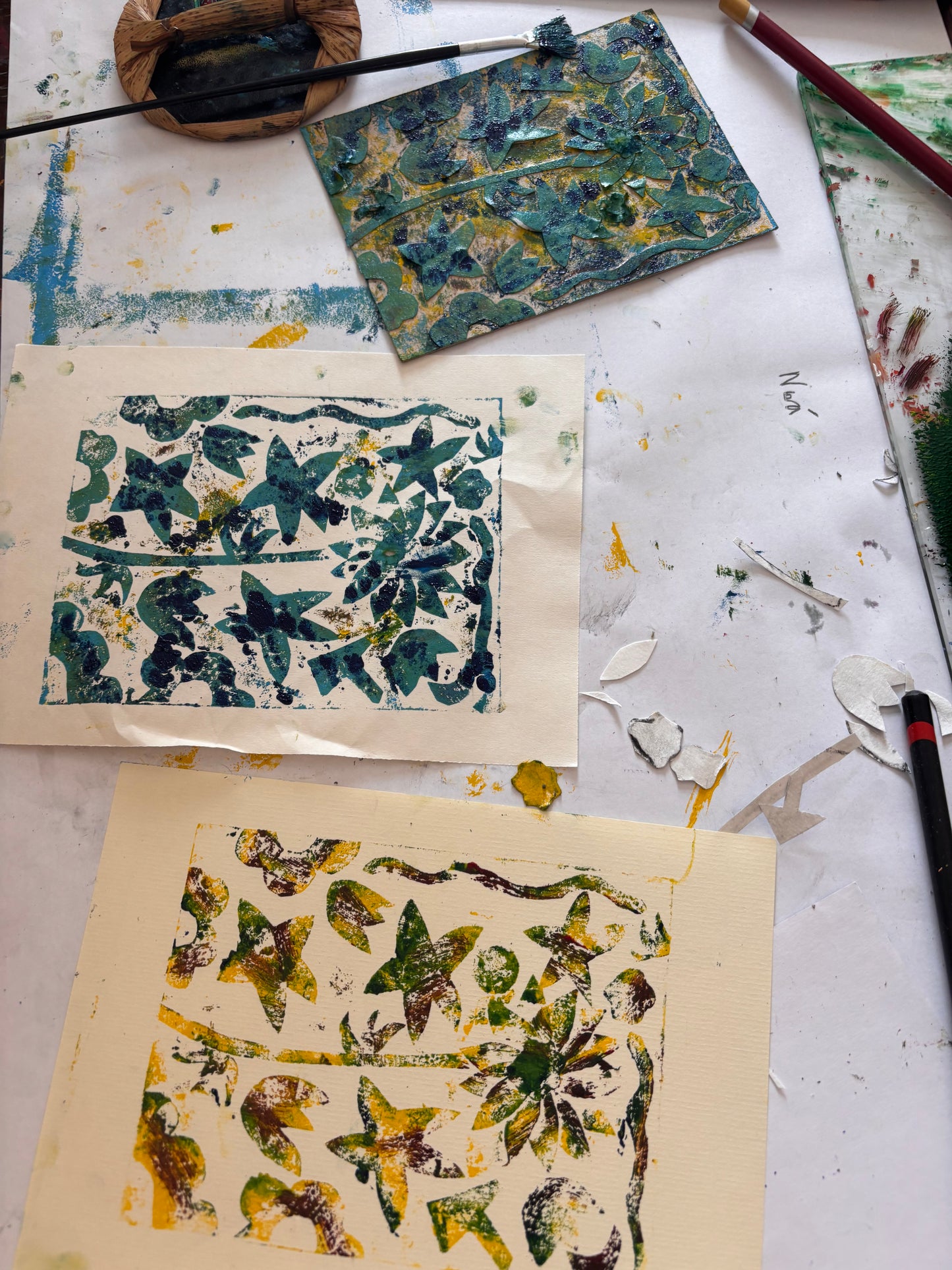 Summer Kids' Sessions - Collograph printing with Wild North - July 28th