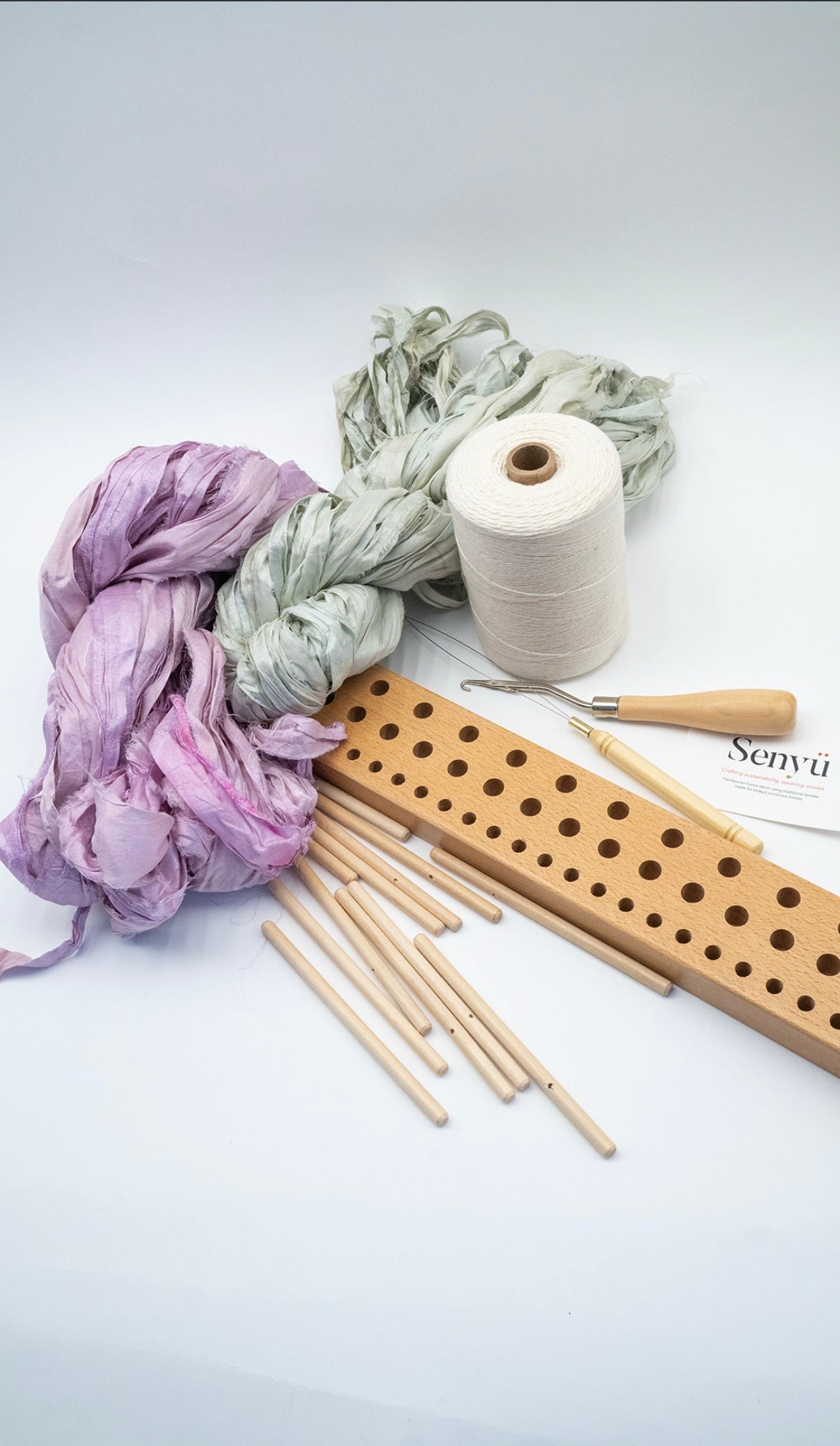 Peg loom Weaving with Senyu Craft - June 6