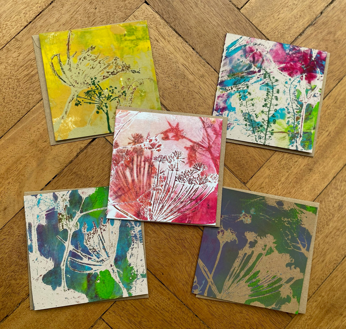 Diana Fitzpatrick - Monoprint Cards