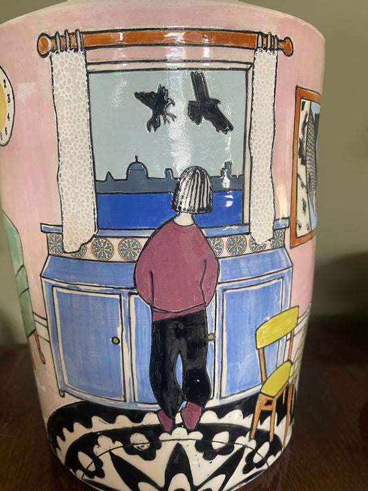 Emily Conroy Ceramics - 'Something Wicked' large vase