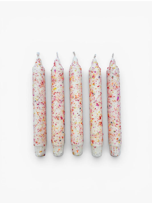 Florrie & Wren - Confetti Dinner Candle