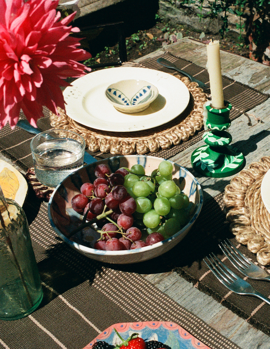 Emily Conroy Ceramics - Decorative Peacock Bowl