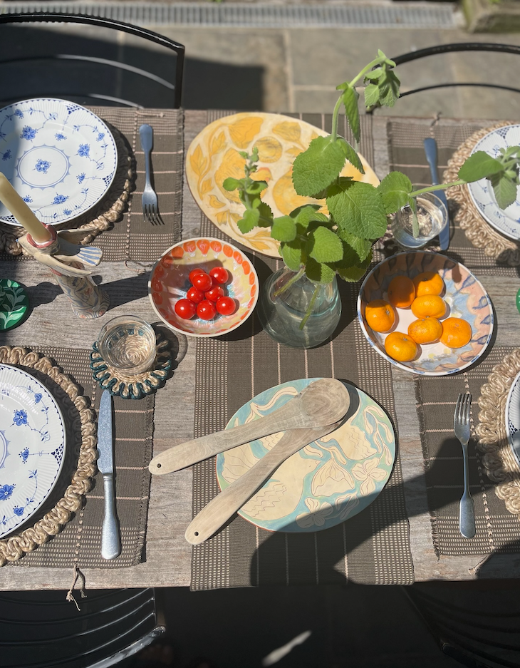 Louise Hick - Large Stoneware Serving Plate