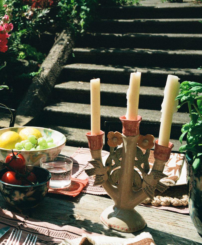 Louise Hick Ceramics - Bird Candelabra