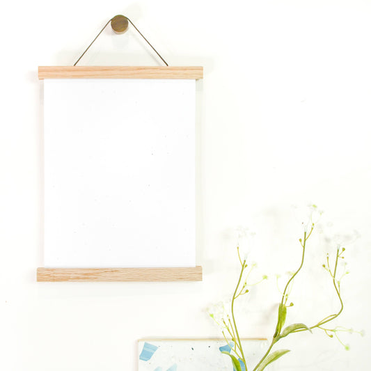 Oak print or tapestry wall hanger: A1