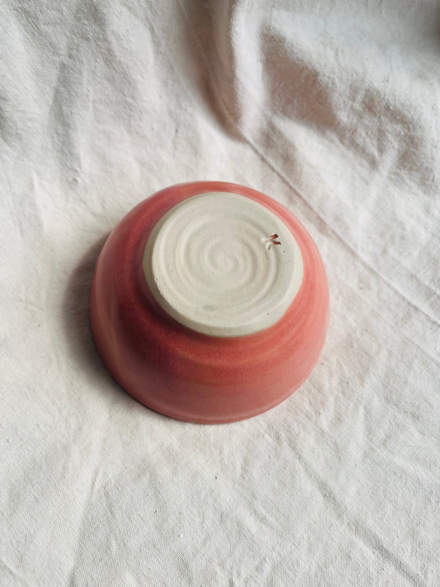 Ceramics by Kat - nibble flower bowl in pink