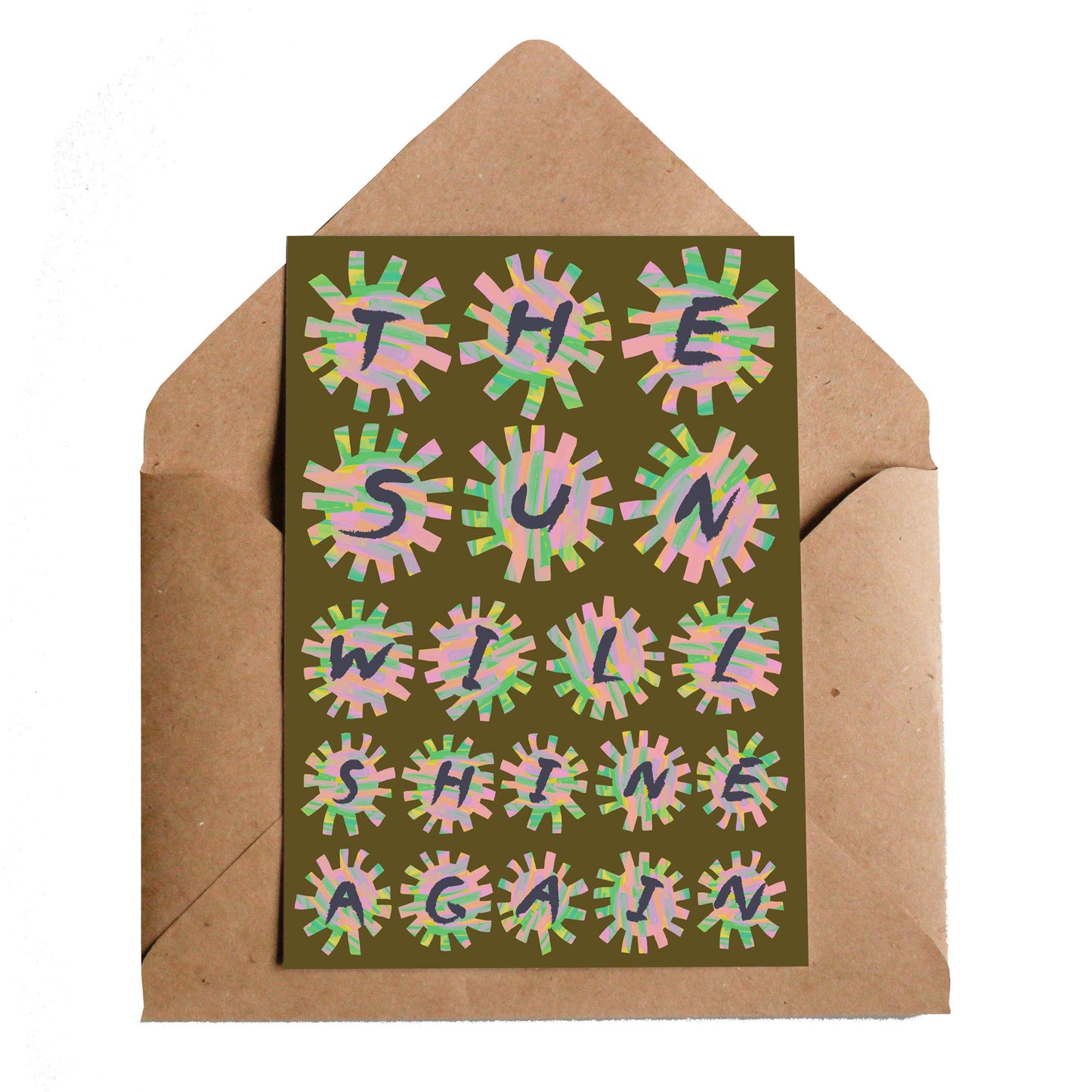 Lottie Hall - Greetings Card - The Sun Will Shine Again