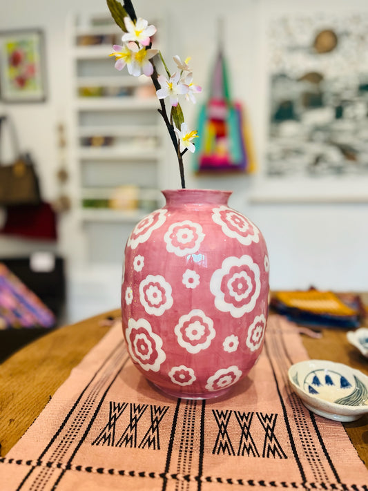 Emily Conroy Ceramics - pink flower vase