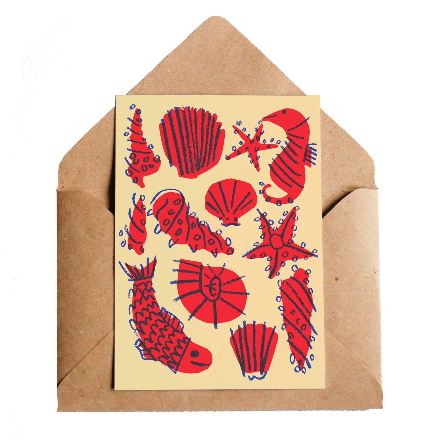 Lottie Hall - Greetings Card Sea Life