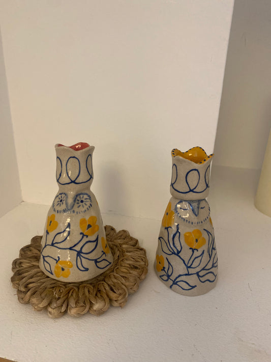 Louise Hick - Owl Candlestick