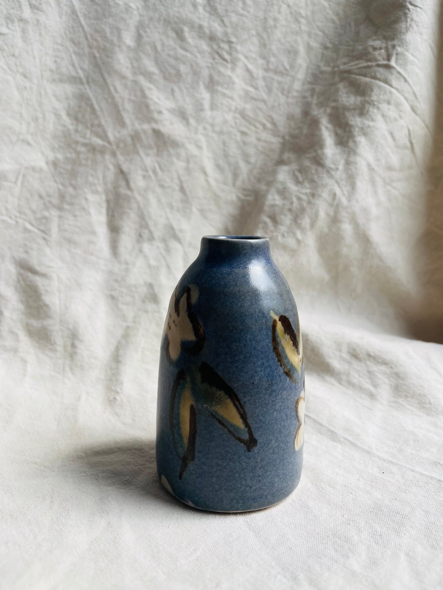 Ceramics by Kat - Small Decorated Bud Vase