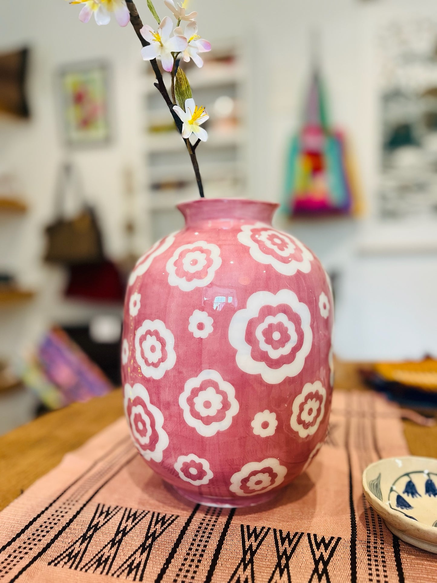 Emily Conroy Ceramics - pink flower vase