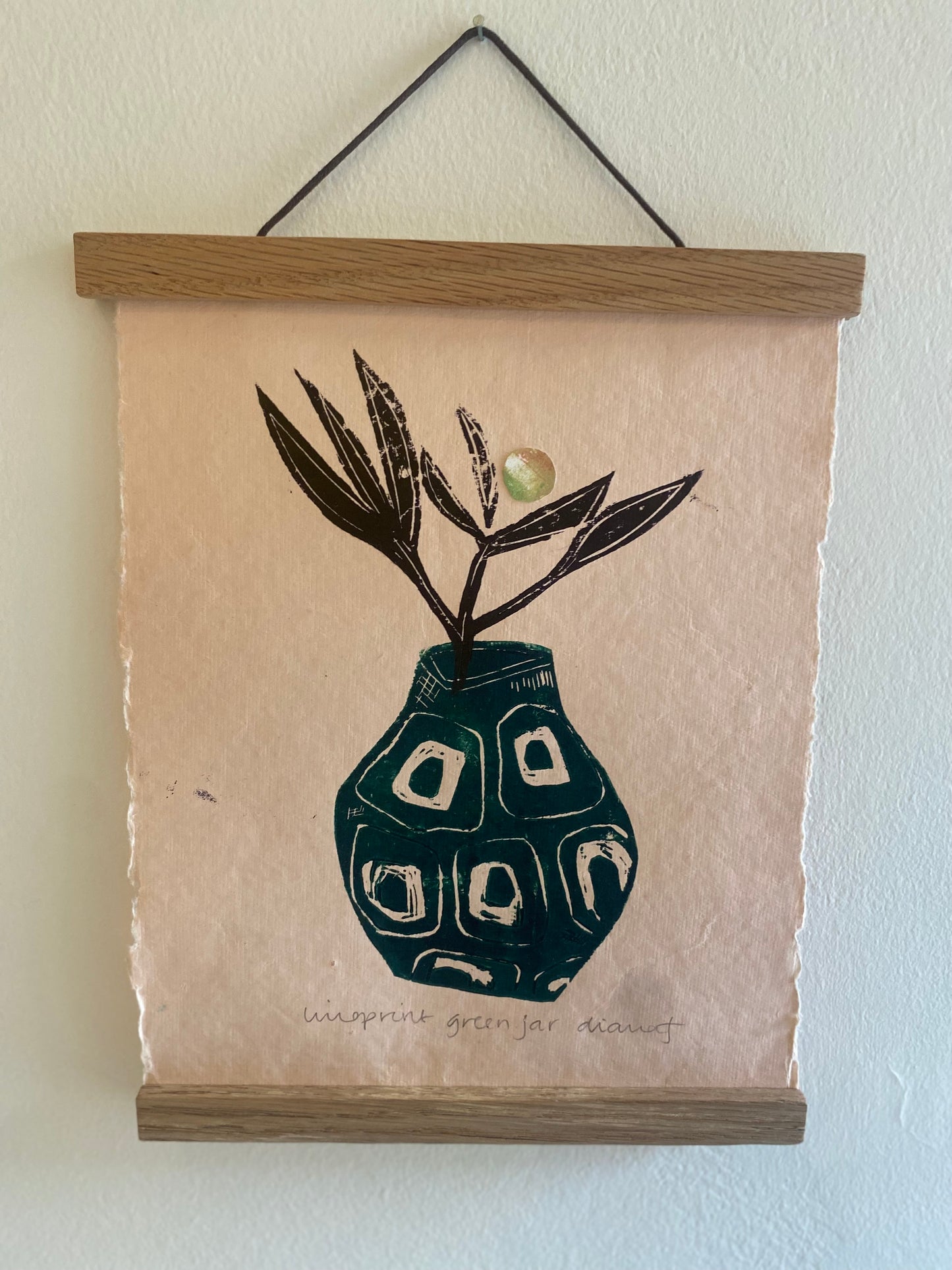 Diana Fitzpatrick - Original Artwork - Linoprint on Handmade Paper