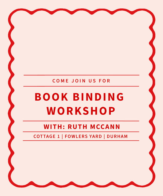 Hardbound Book Binding Workshop With Ruth McCann - November 11th