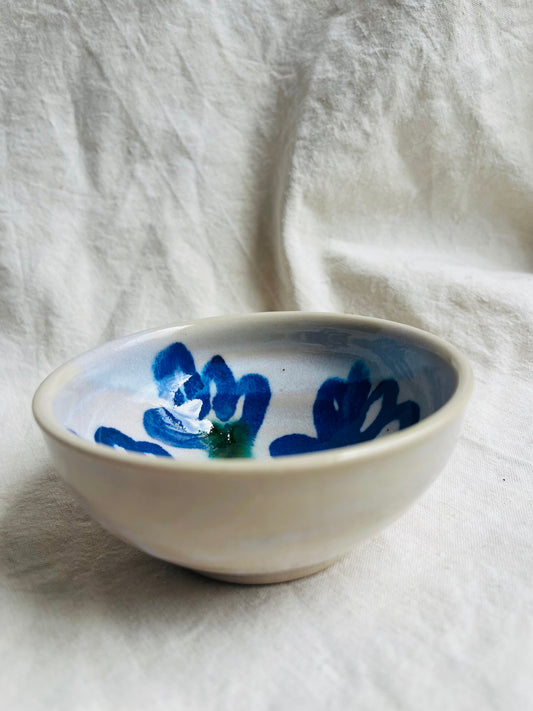 Ceramics by Kat - nibble flower bowl in pink