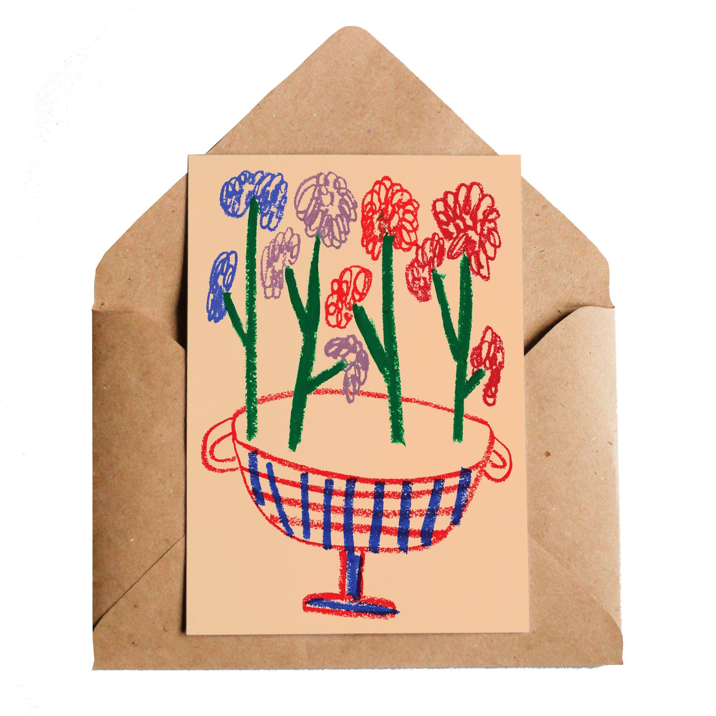 Lottie Hall - Greetings Card Flower Vase