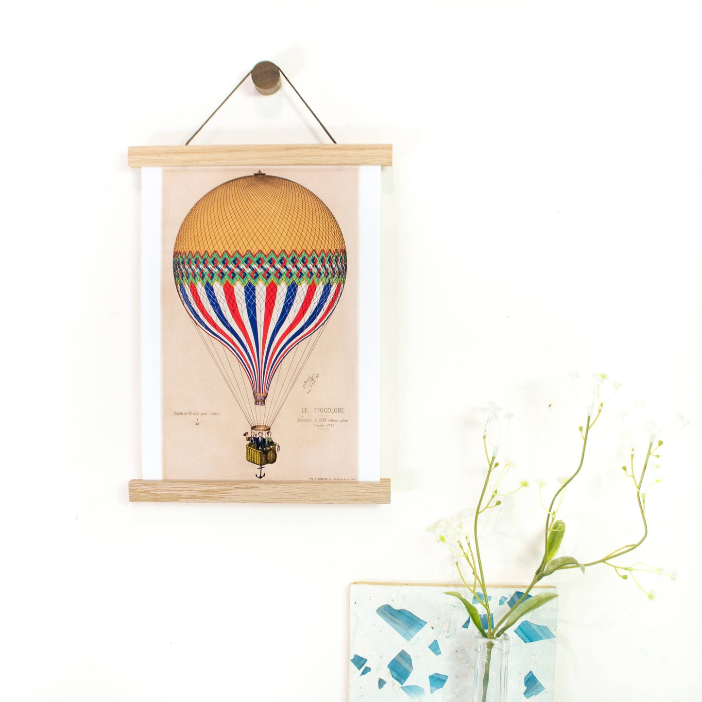 Oak print or tapestry wall hanger: A5