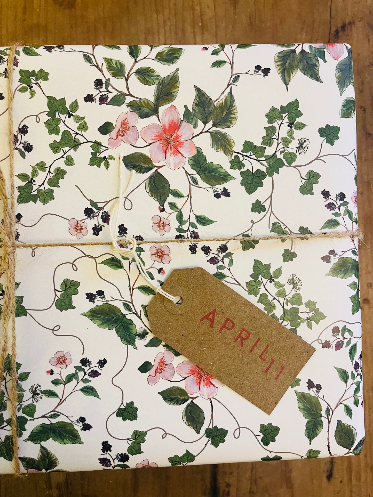 April 11 - Wrapping Paper Vines & Blackberries