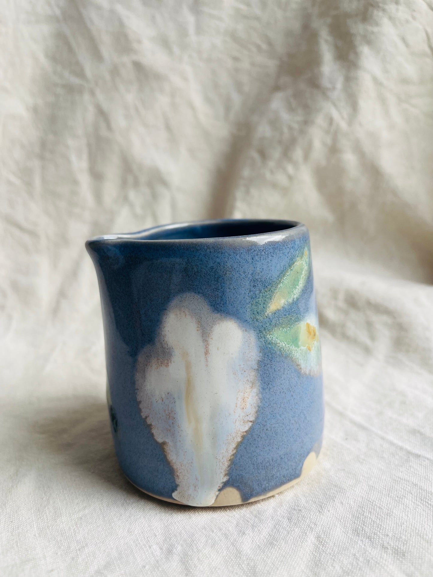 Ceramics by Kat - Decorated Milk Jug