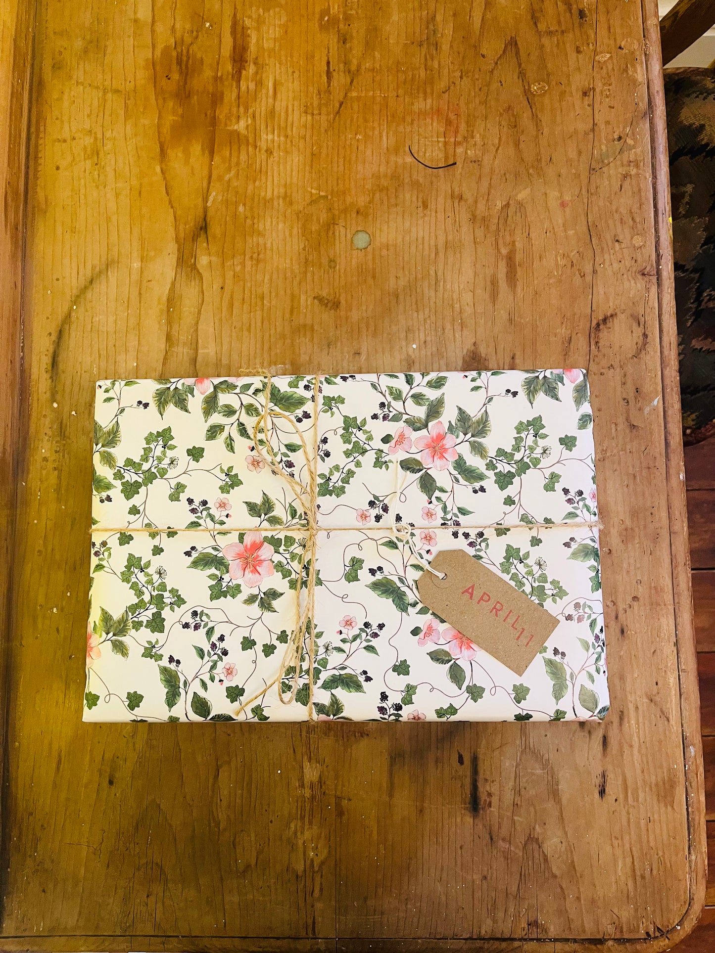 April 11 - Wrapping Paper Vines & Blackberries