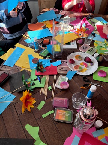 Paper Flower Making Workshop for Kids  - October 29