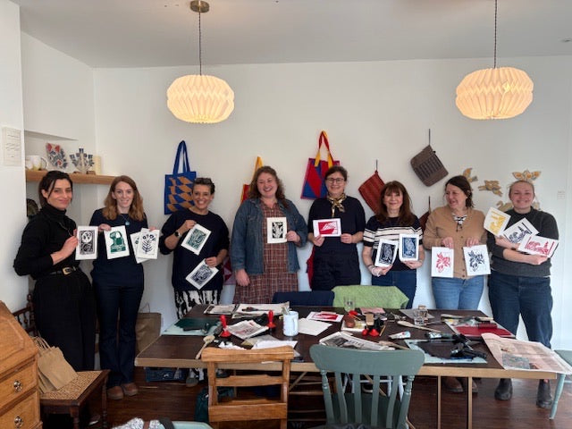 Lino print Making with Diana Fitzpatrick - July 11