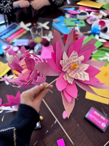 Paper Flower Making Workshop for Kids  - October 29