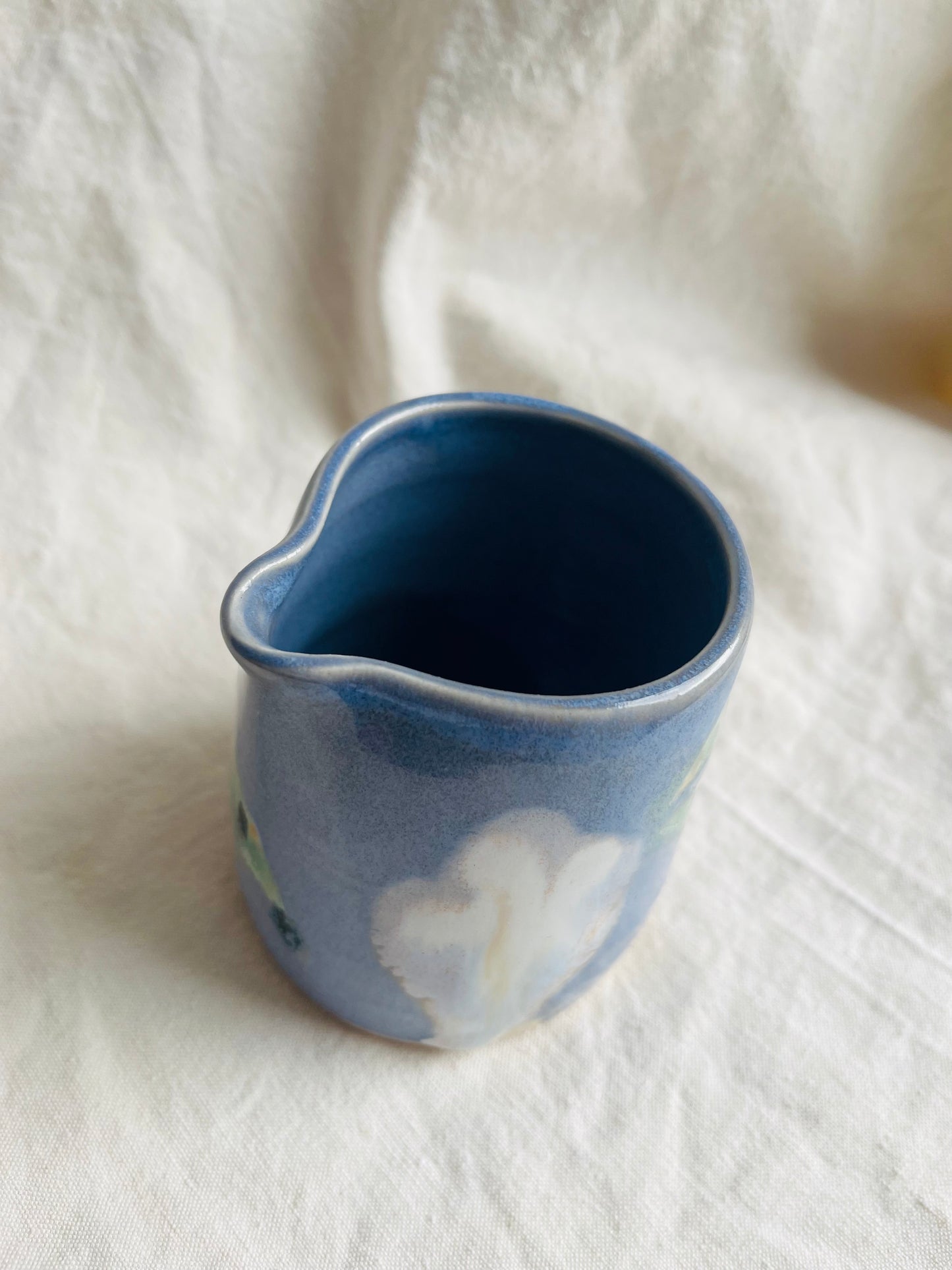 Ceramics by Kat - Decorated Milk Jug