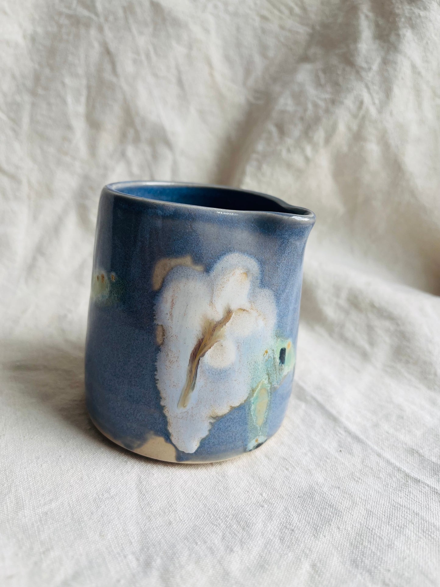 Ceramics by Kat - Decorated Milk Jug