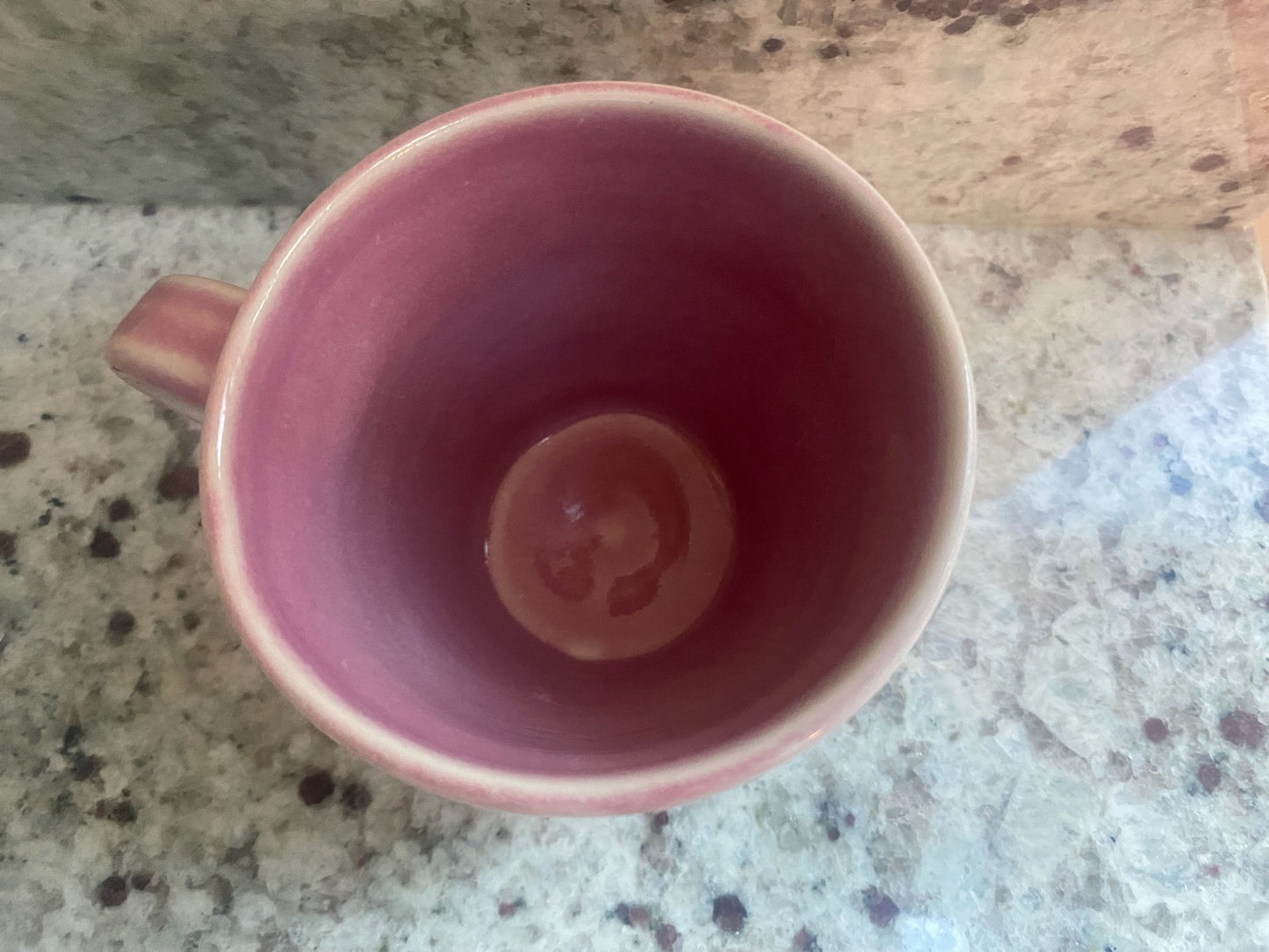 Ceramics by Kat - Pink Flower Mug