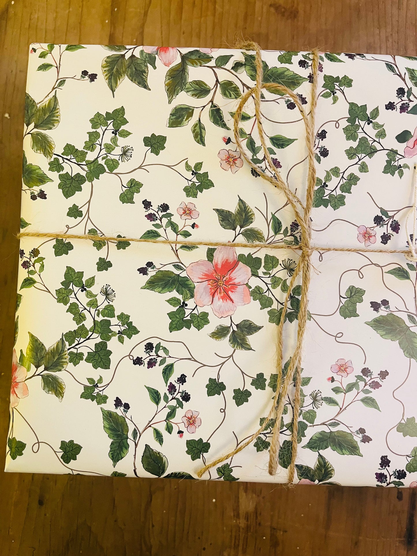 April 11 - Wrapping Paper Vines & Blackberries