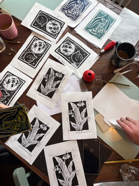 Lino print Making with Diana Fitzpatrick - July 11