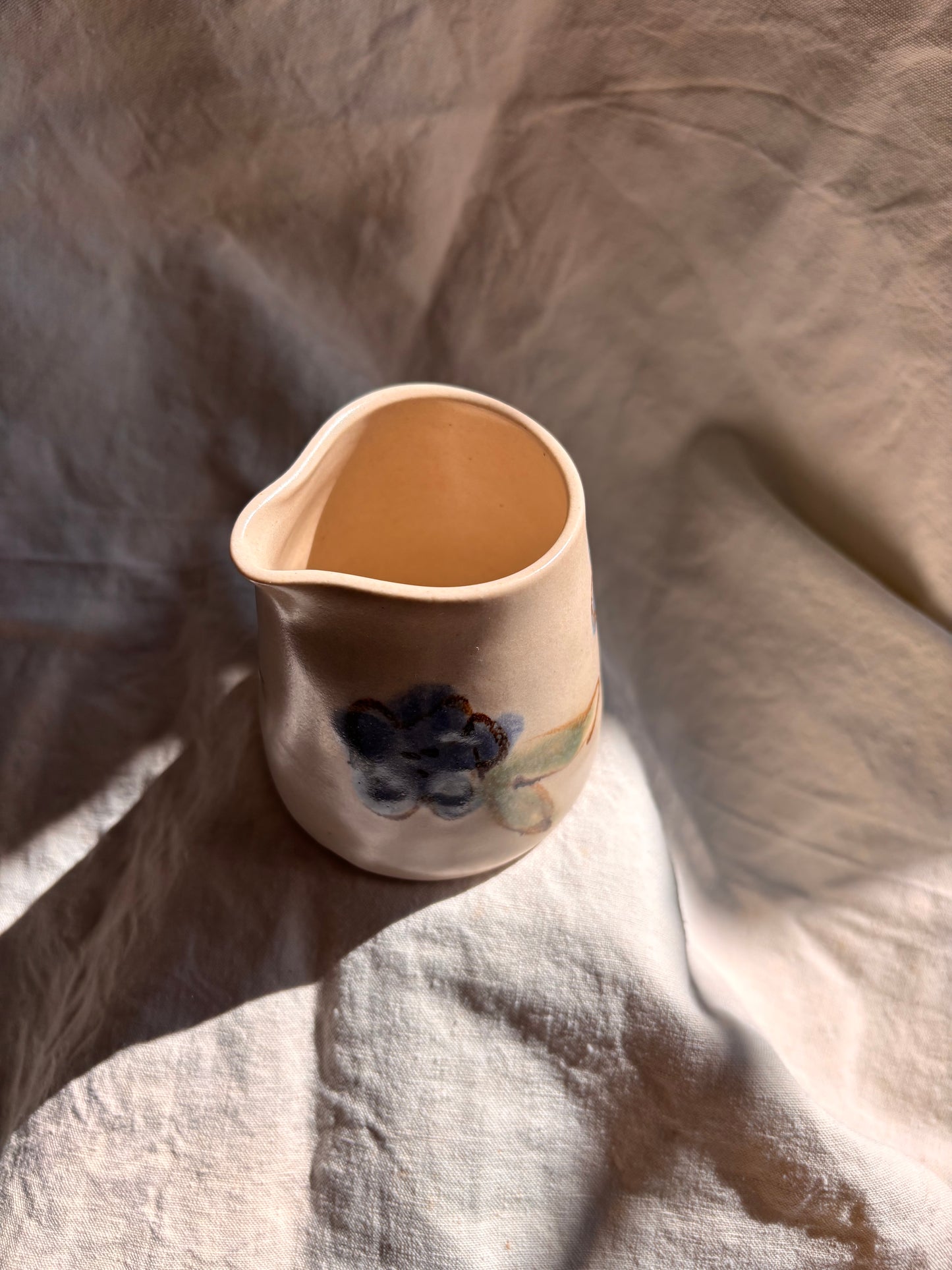 Ceramics by Kat - Decorated Milk Jug