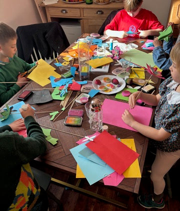 Paper Flower Making Workshop for Kids  - October 29