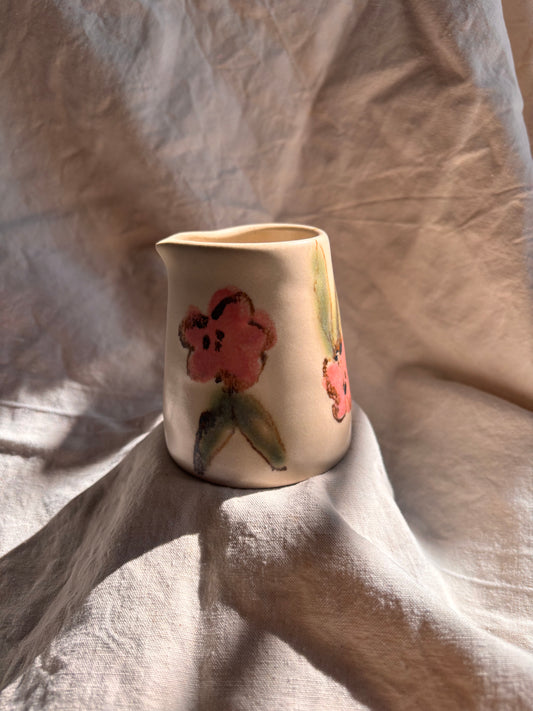 Ceramics by Kat - Decorated Milk Jug