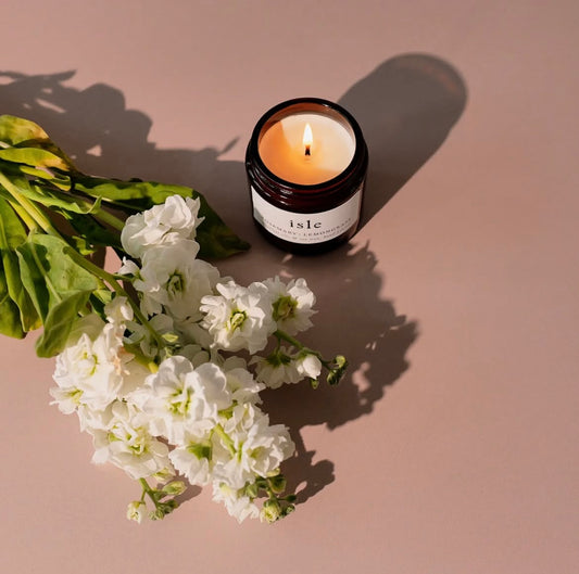 Isle Scented Candle - Geranium & Bergamot