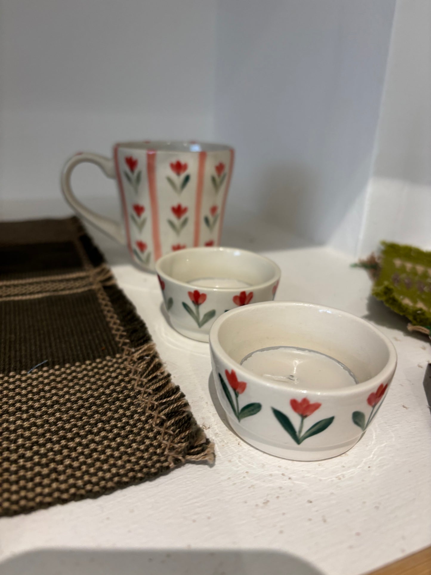 Florrie & Wren - Ceramic Tea Light Holder