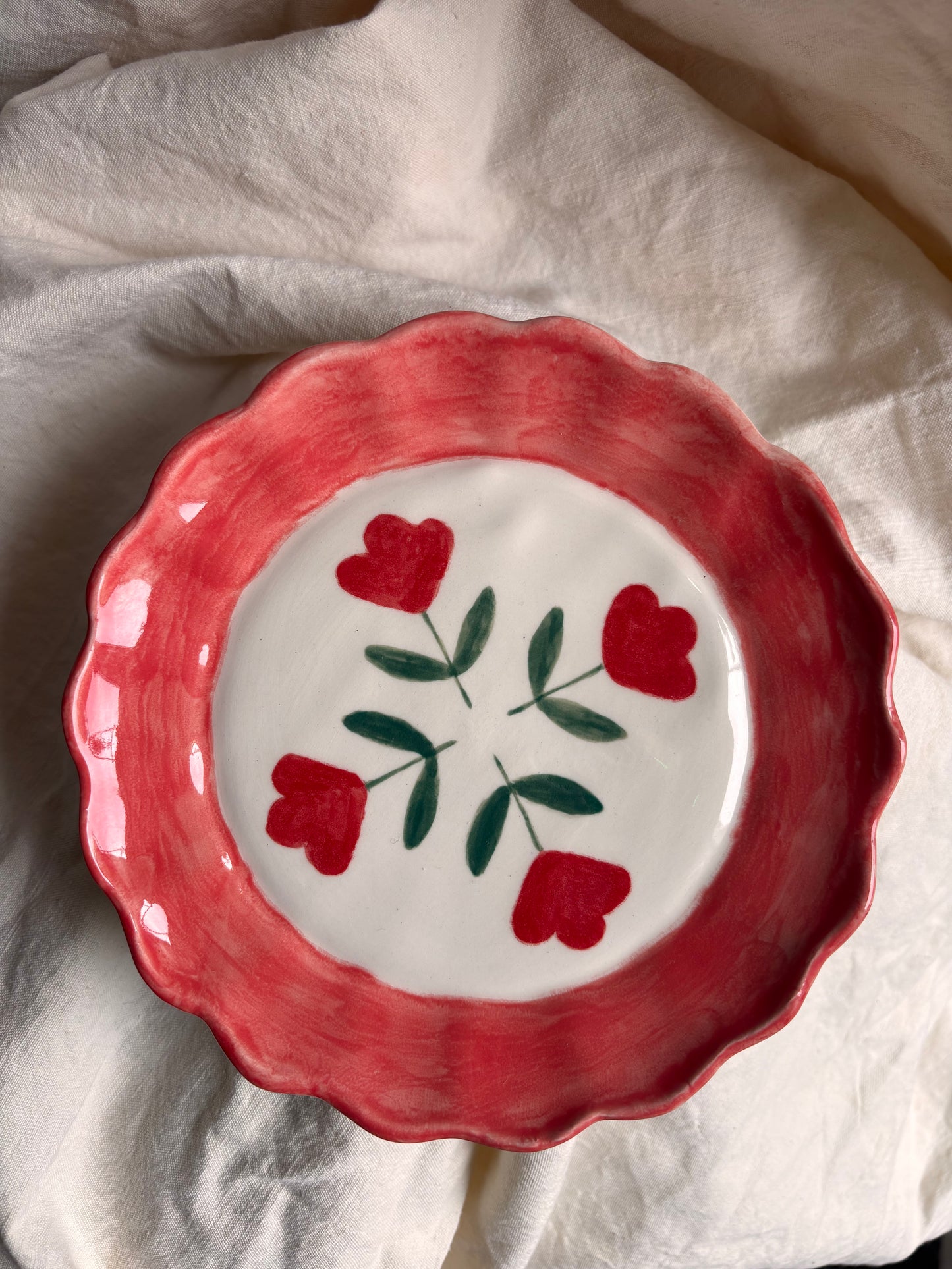 Florrie & Wren - Medium Ceramic Tulip Plate