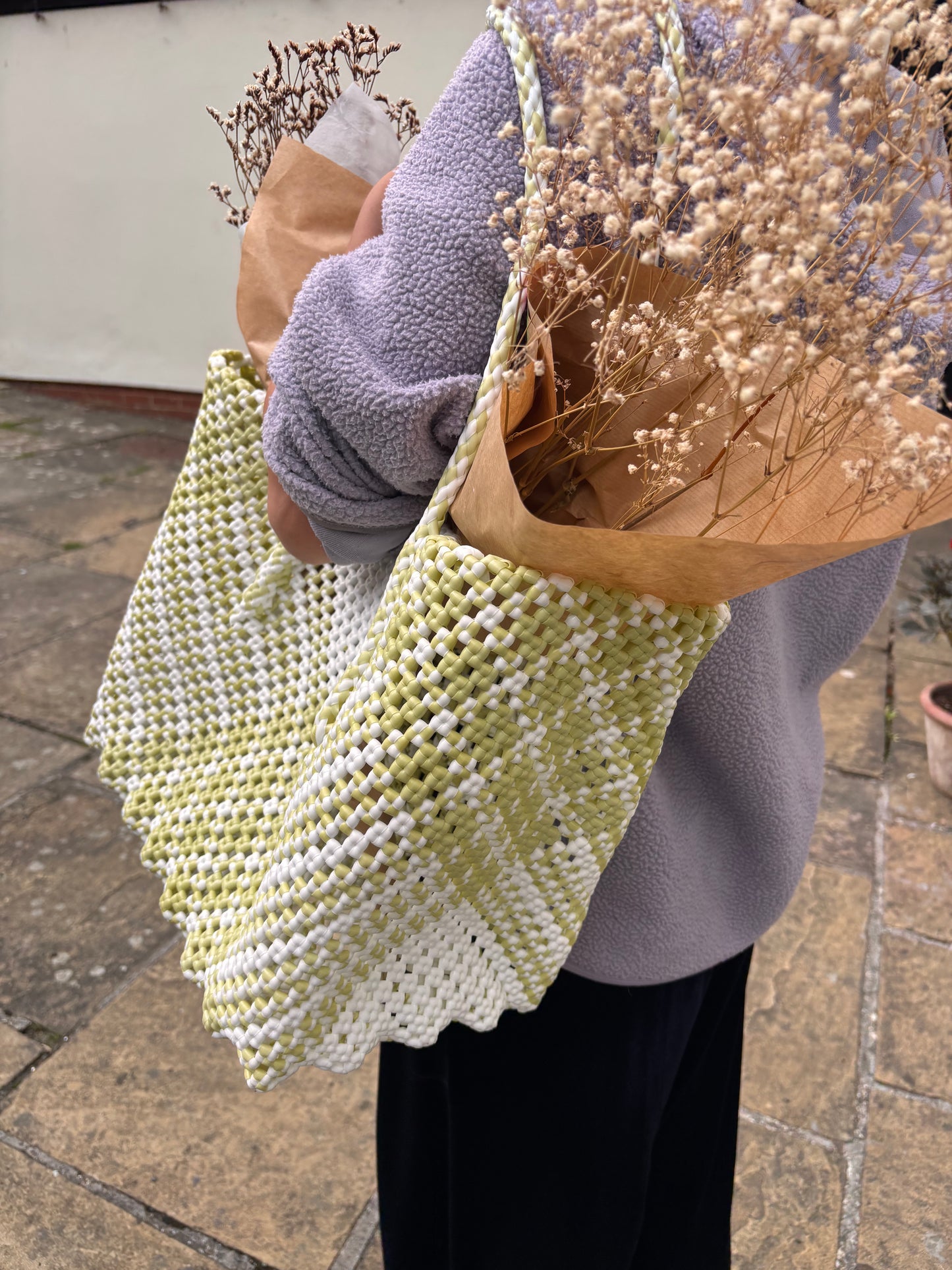 Senyu - handwoven recycled plastic shopper