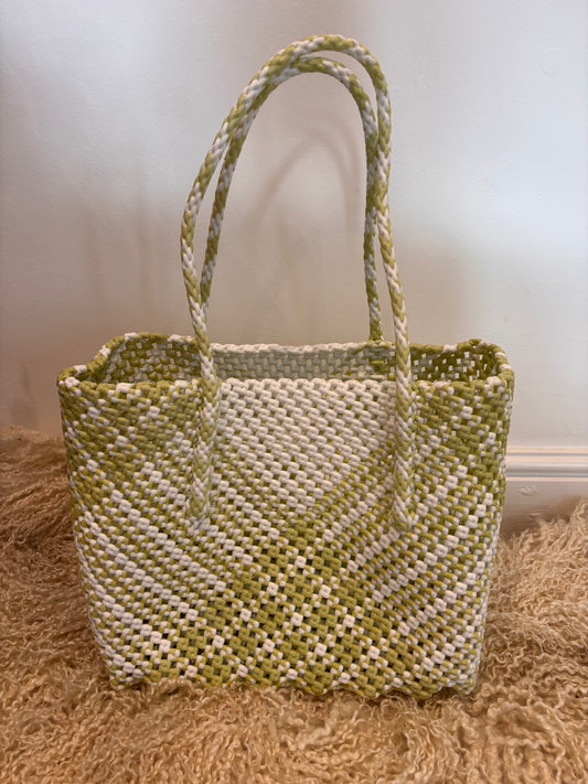 Senyu - handwoven recycled plastic shopper