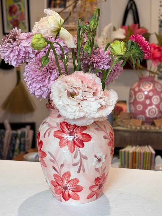 Florrie & Wren - Painted Ceramic Vase