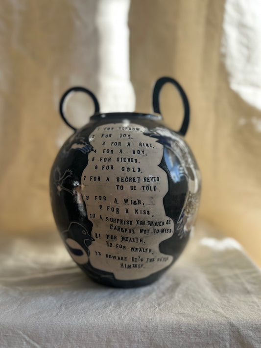 Emily Conroy Ceramics - Magpie Vase