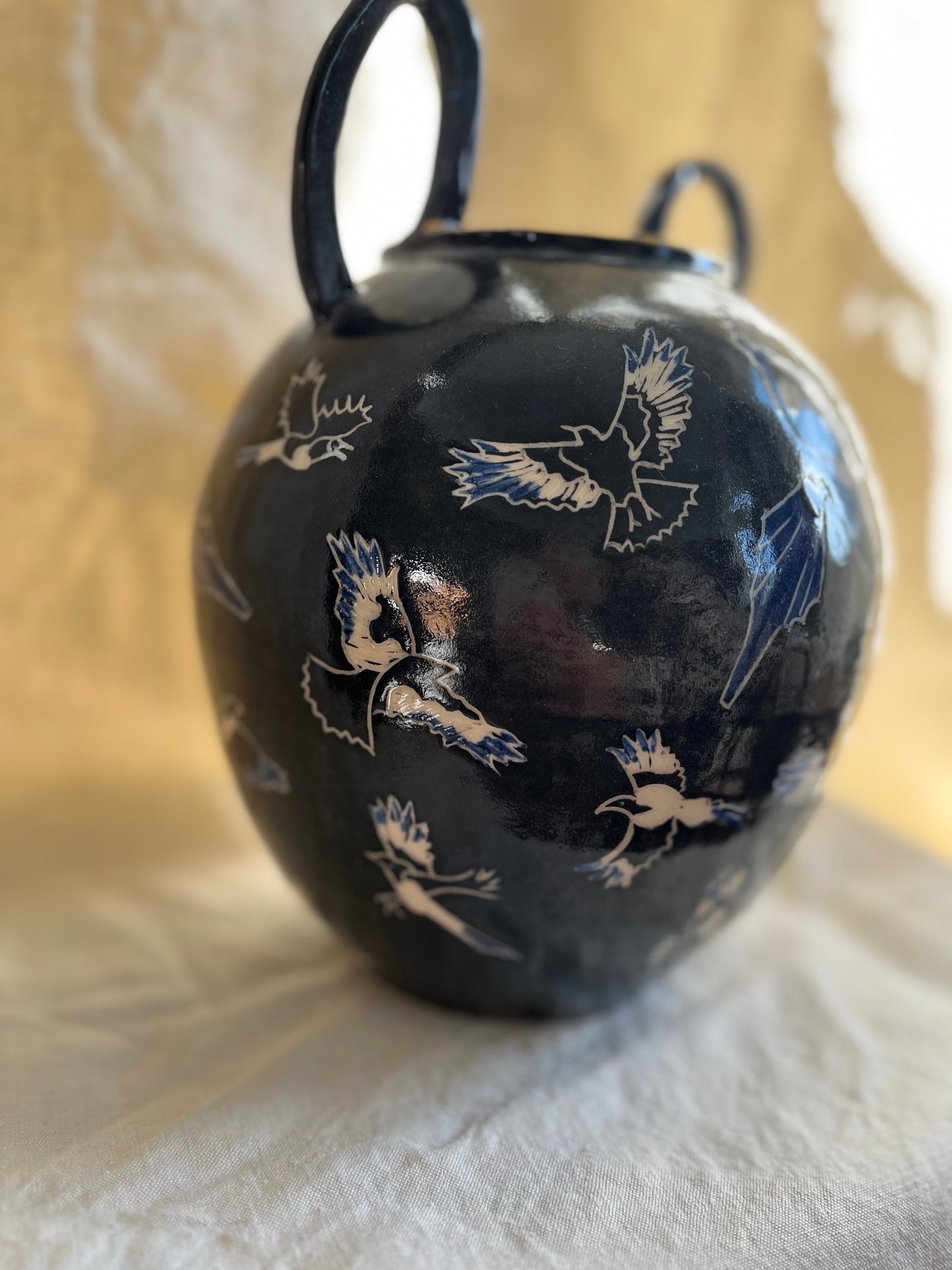 Emily Conroy Ceramics - Magpie Vase