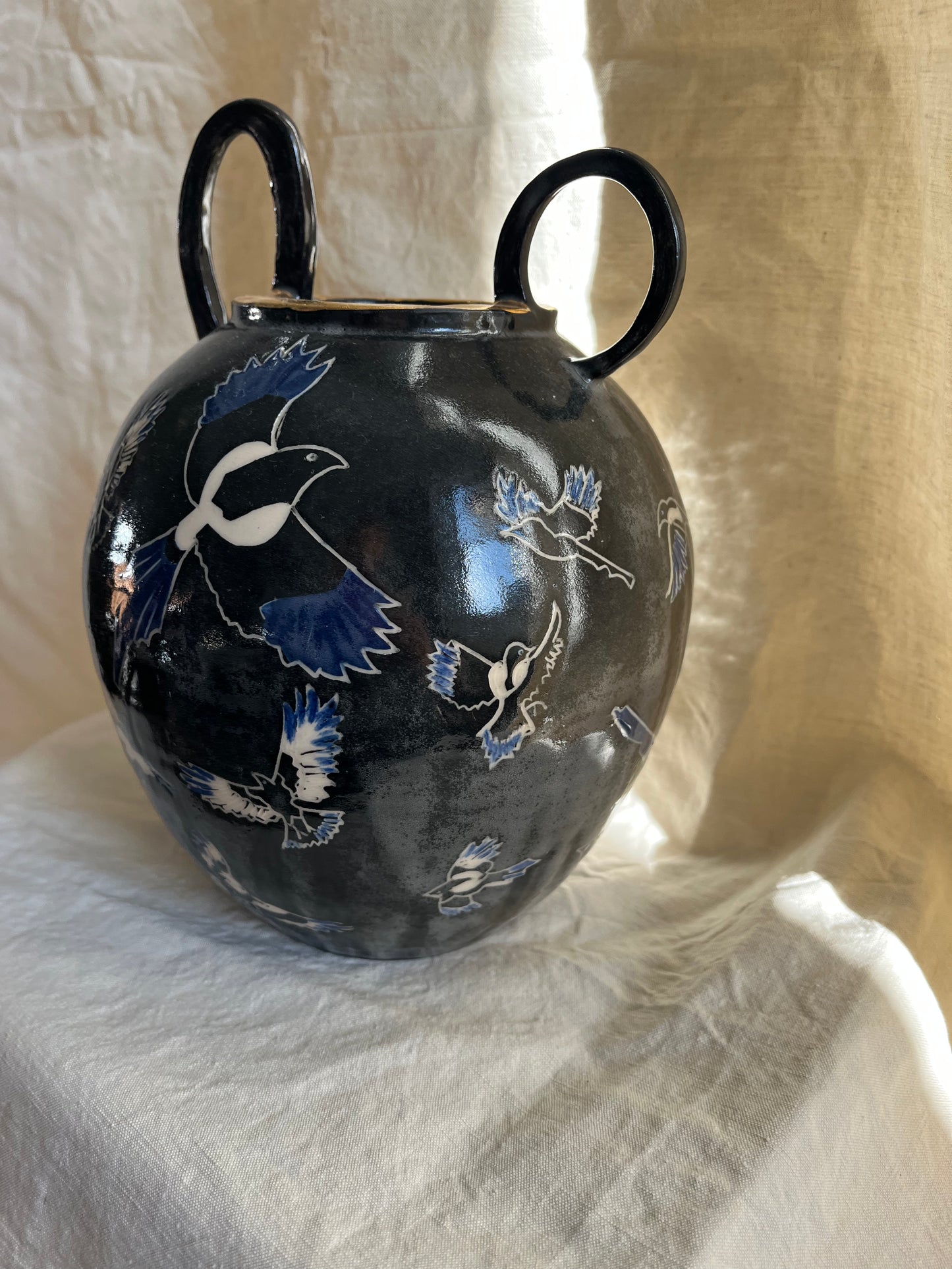 Emily Conroy Ceramics - Magpie Vase