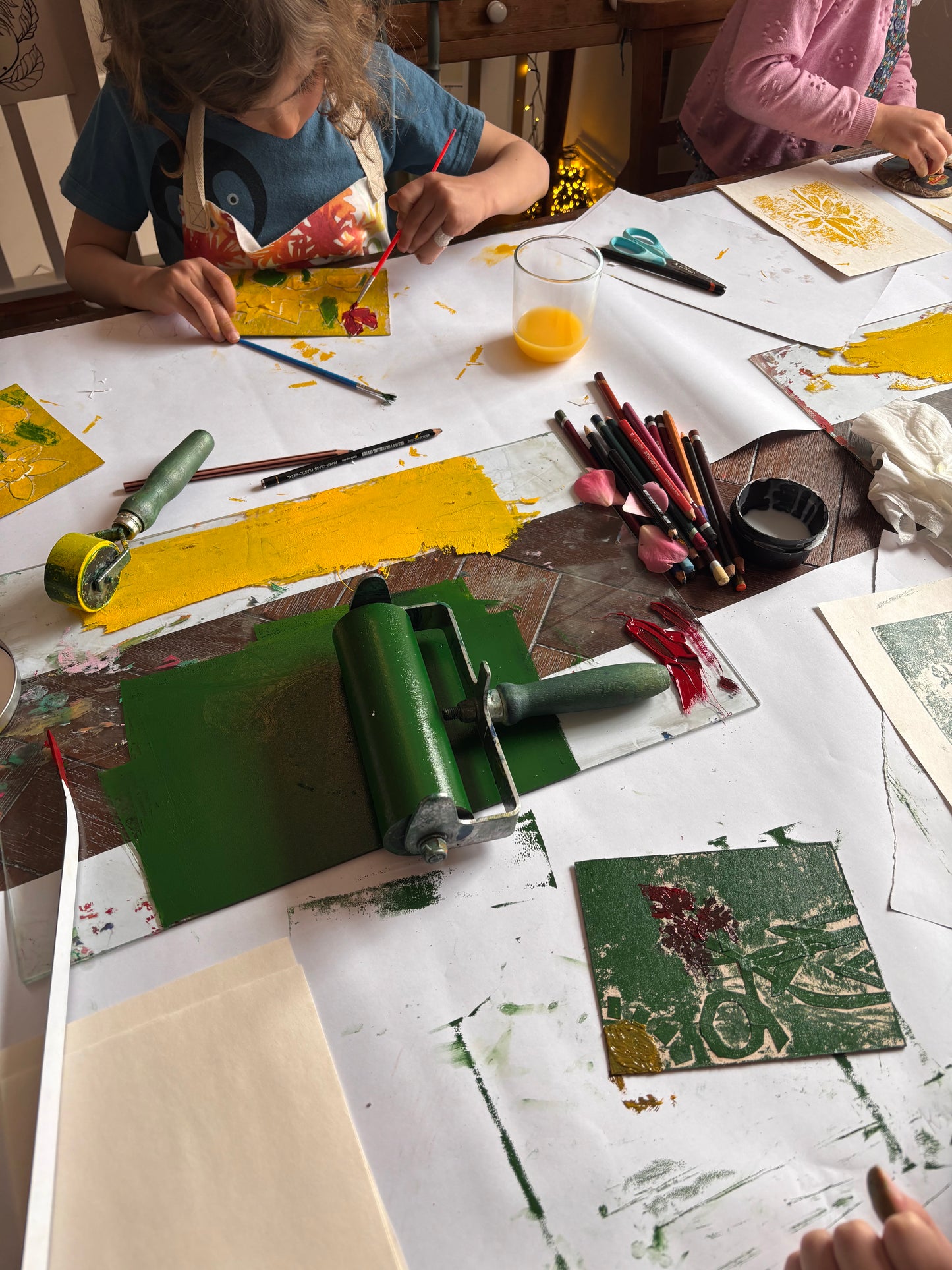 Summer Kids' Sessions - Collograph printing with Wild North - July 28th